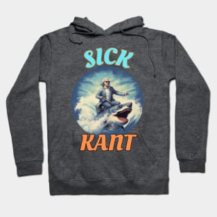 Sick Kant - Immanuel Kant, Philosopher AI Design - Australian Bogan Fun, Sharks Hoodie